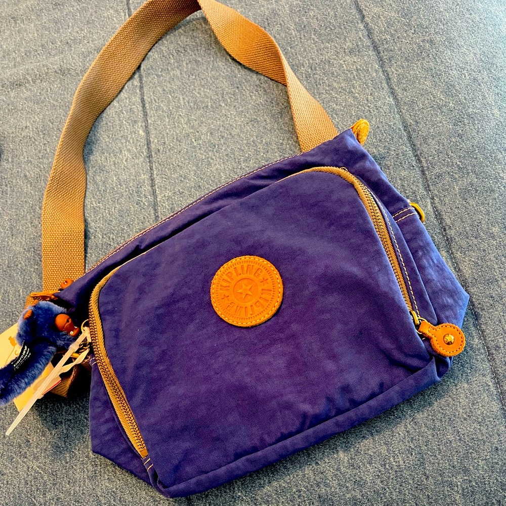 Kipling classic sporty blue bag